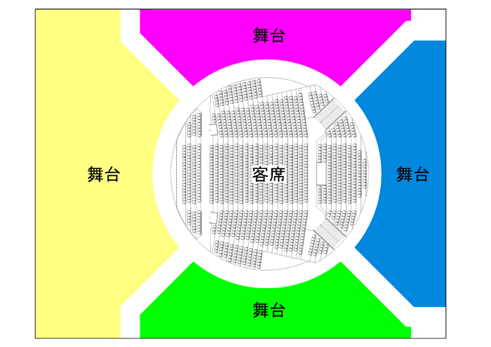 劇場平面図イメージ