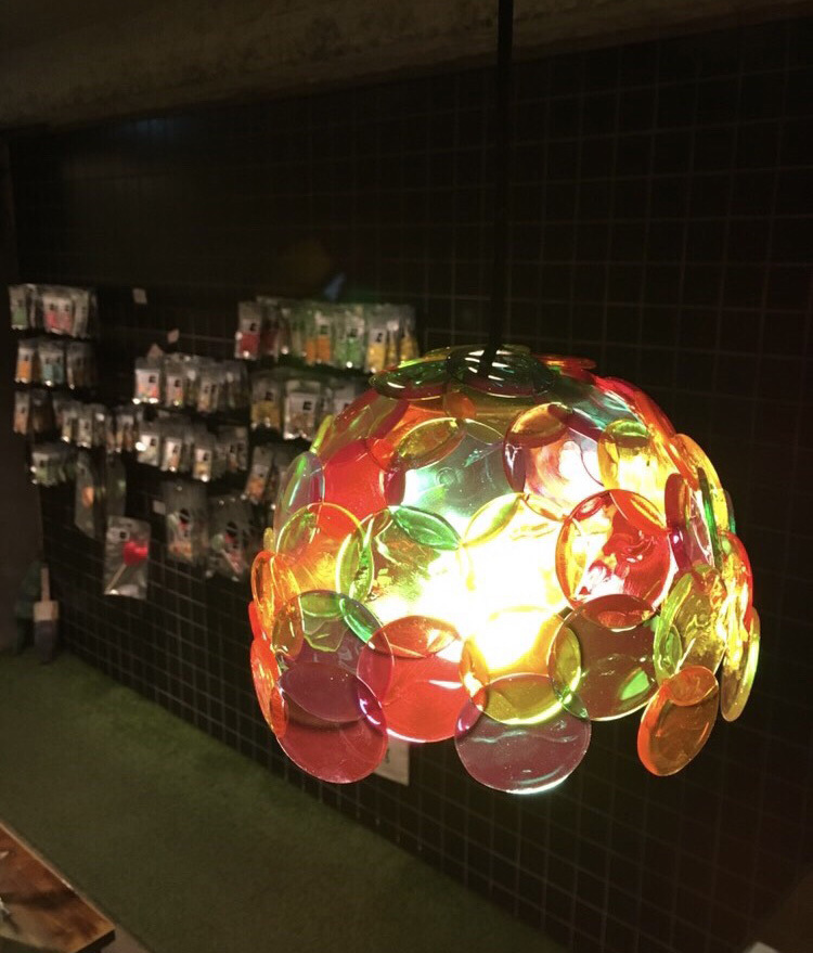 飴で出来たランプシェード