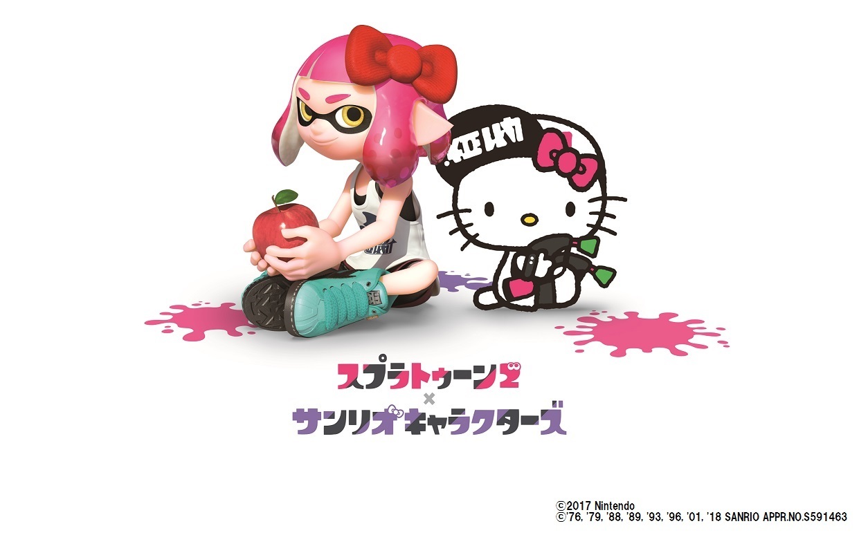 スプラトゥーンとキティの共演 キデイランド11店舗で スプラトゥーン2 サンリオキャラクターズ フェア開催 Spice エンタメ特化型情報メディア スパイス