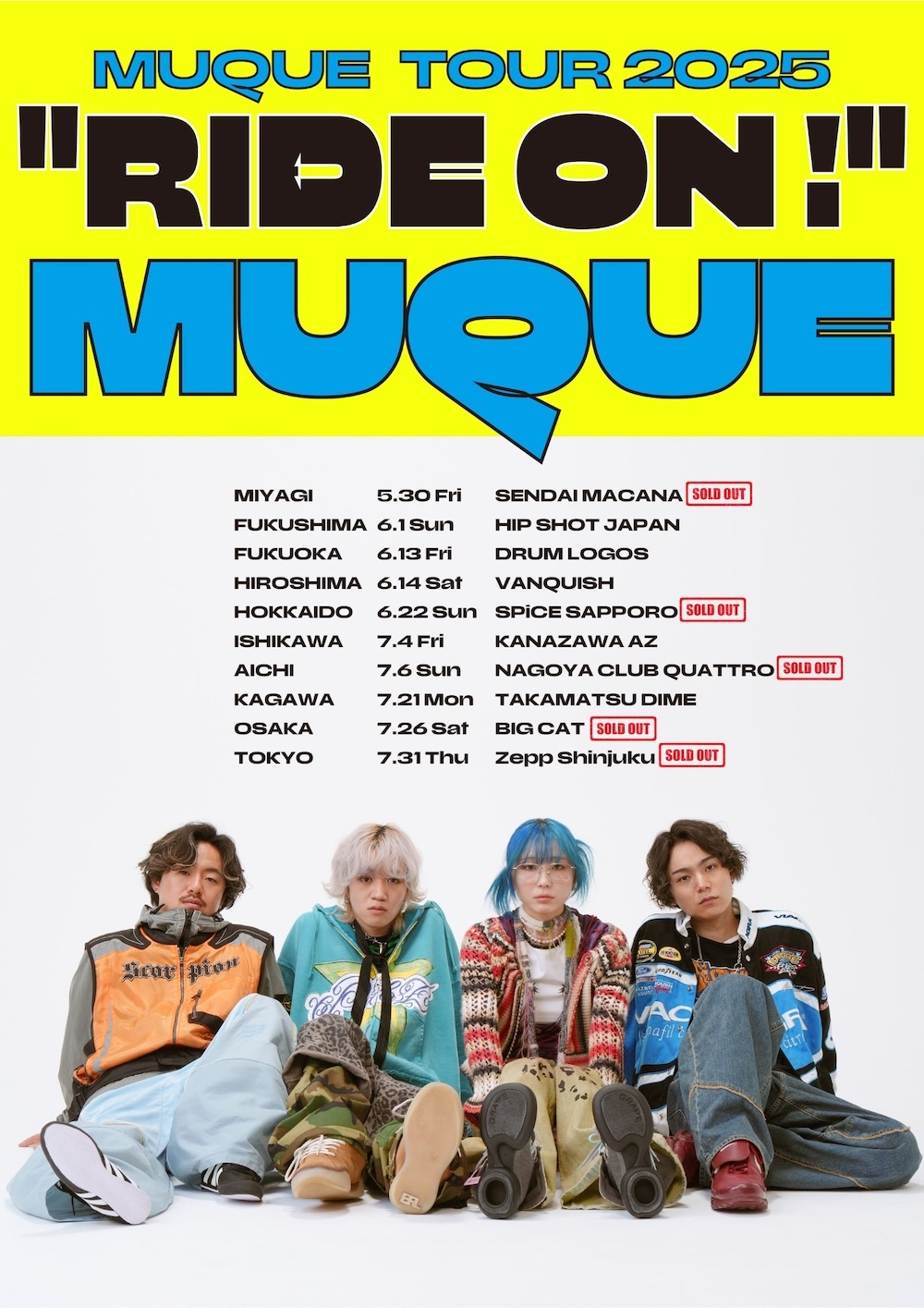MUQUE TOUR 2025 "RIDE ON !"