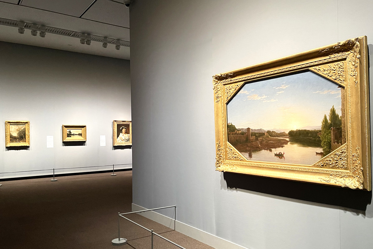 『印象派　モネからアメリカへ　ウスター美術館所蔵』展示風景、東京都美術館、2024年