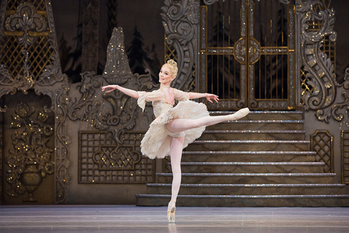 Sarah Lamb as The Sugar Plum Fairy in The Nutcracker. © ROH, 2017. Photographed by Karolina Kuras