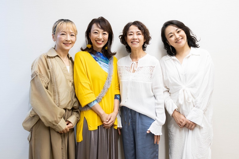 （左から）吉沢梨絵、樋口麻美、土居裕子、飯野めぐみ