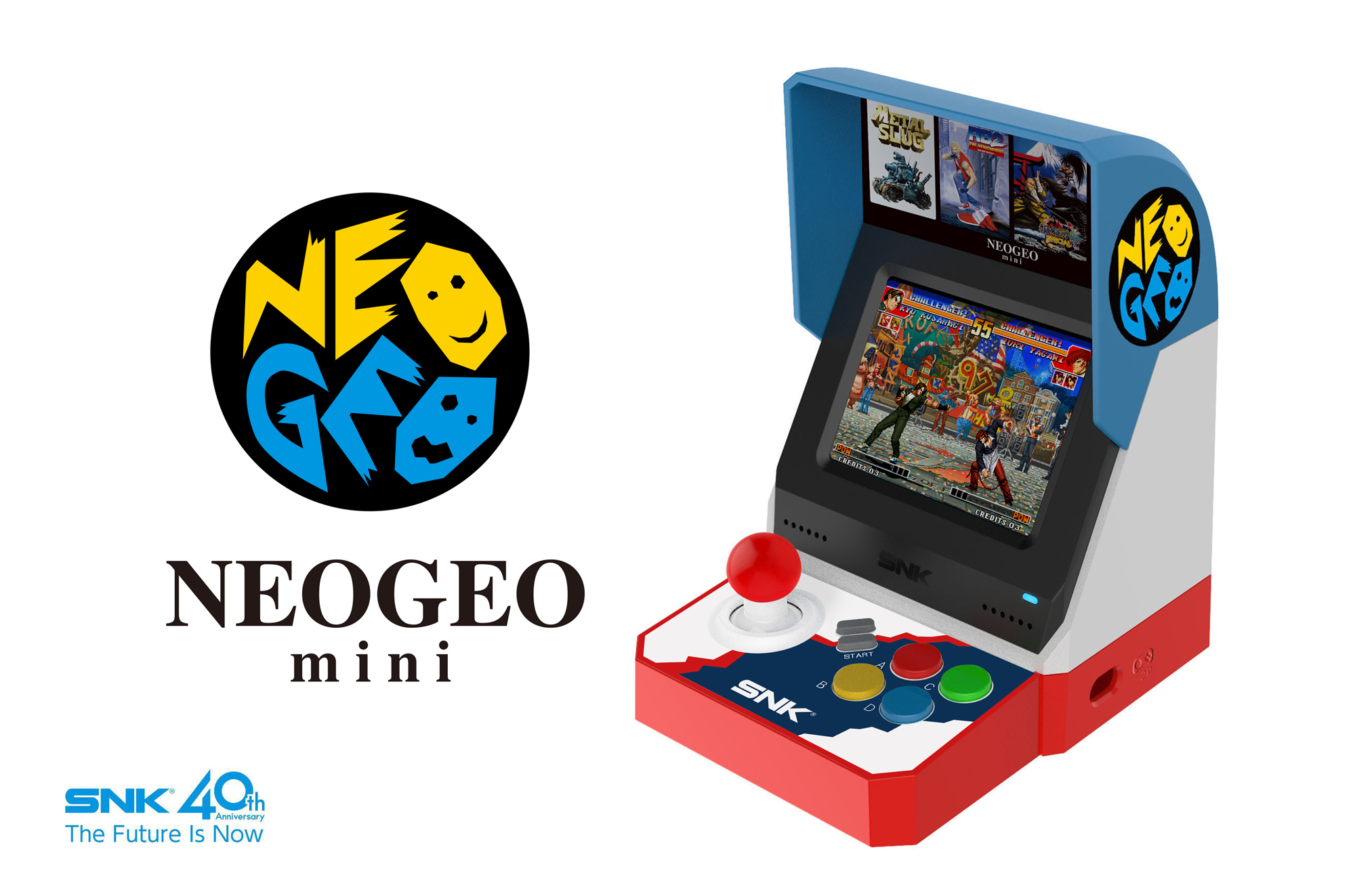 SNKブランド40周年記念して発売される「NEOGEO mini」