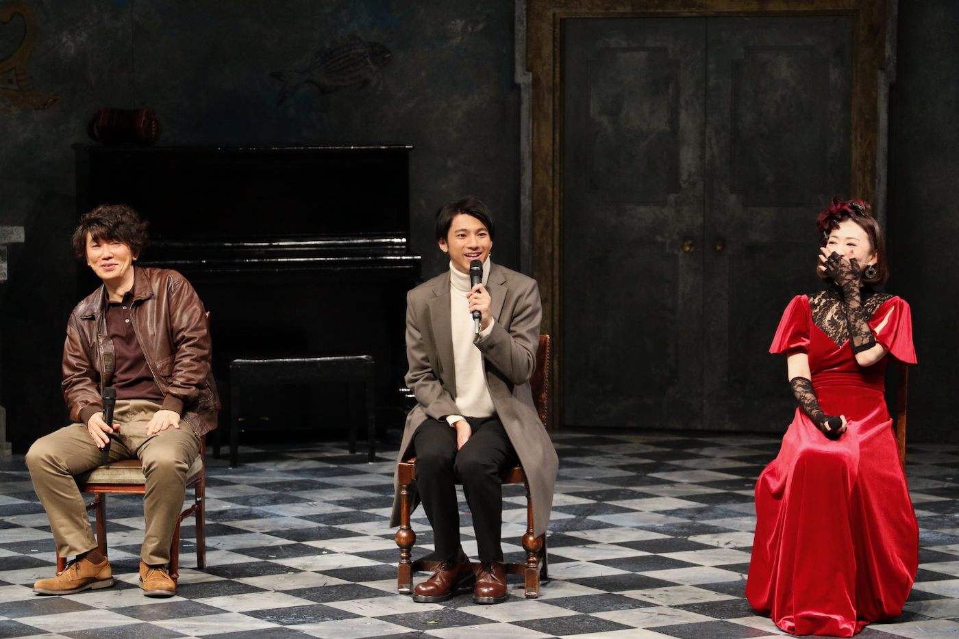 （左から）ユースケ・サンタマリア、山田裕貴、松雪泰子　