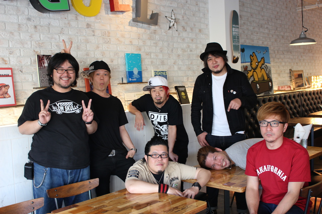 SEAGULL DINERにて GOOD4NOTHINGとTHE→CHINA WIFE MOTORSメンバー全員集合