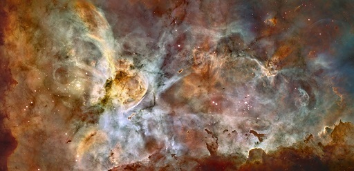 イータ・カリーナ星雲 Credit for Hubble Image: NASA, ESA, N. Smith (University of California, Berkeley), and The Hubble
