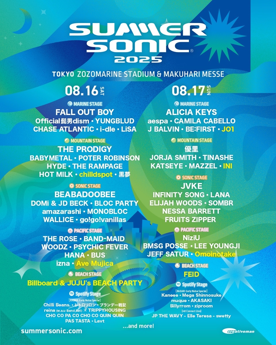 『SUMMER SONIC 2025』東京
