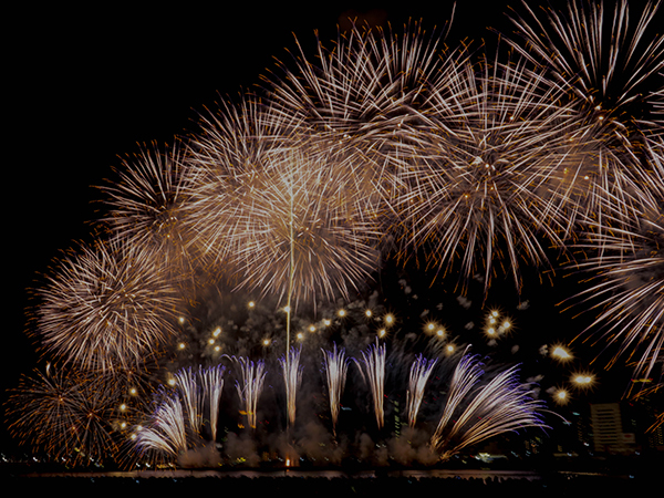 フィナーレ 空一面を照らすラストの花火