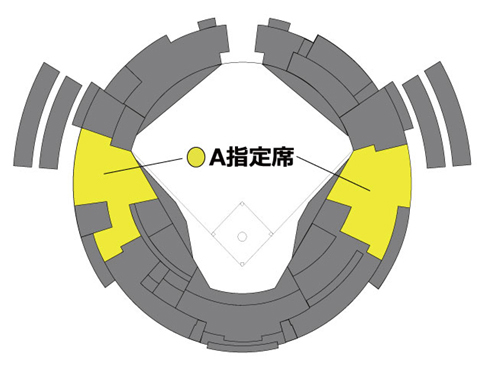 座席図 ©SoftBank HAWKS