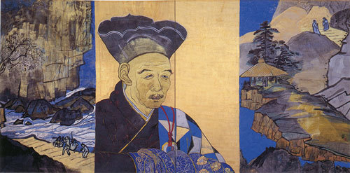 片岡球子《面構 雪舟》1997年 神奈川県立近代美術館