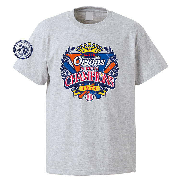 1974CHAMPIONグッズのTシャツ