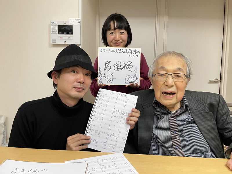 渡辺宙明先生の作曲指導中