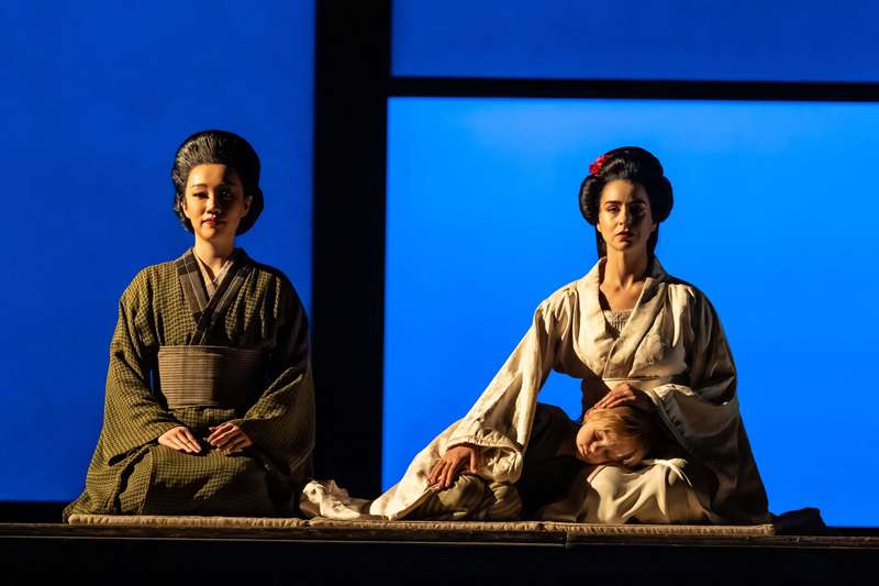 Hongni Wu (Suzuki) Asmik Grigorian (Cio-Cio-San) Madama Butterfly  ©2024 ROH ph. by Marc Brenner 2883