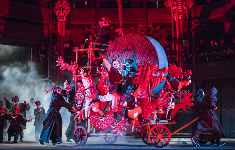 Production photo of Turandot, The Royal Opera  ©2017 ROH. Photographed by Tristram Kenton