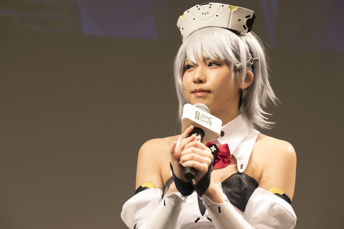 クールなコスプレに少し緊張したという。みんな自分で楽しんでコスプレしてほしいのこと。