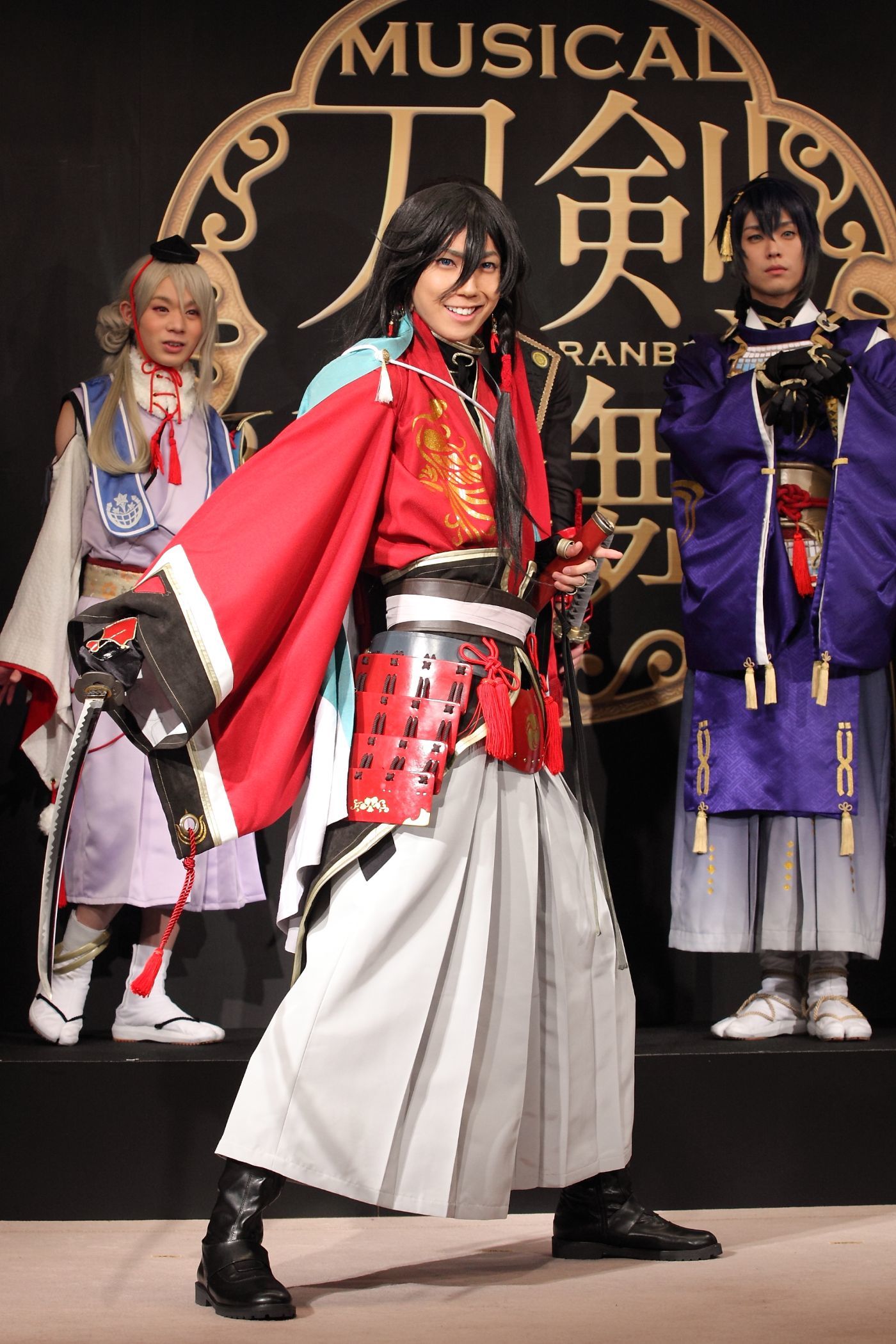 和泉守兼定役の有澤樟太郎 （撮影＝中原義史）