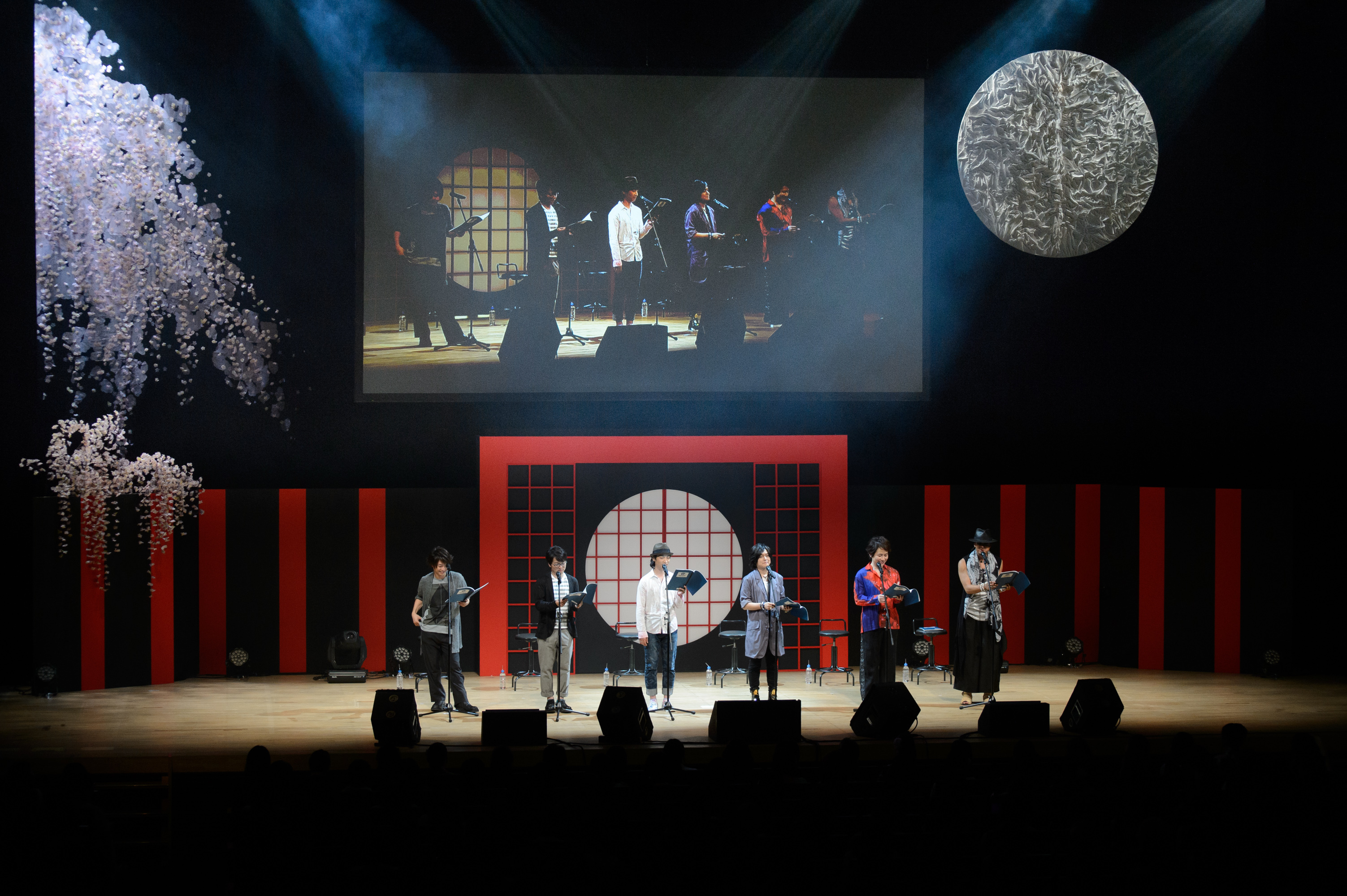 『男遊郭 ～夏の宵の花吹雪～』イベントのようす （Ｃ）2015 D3 PUBLISER