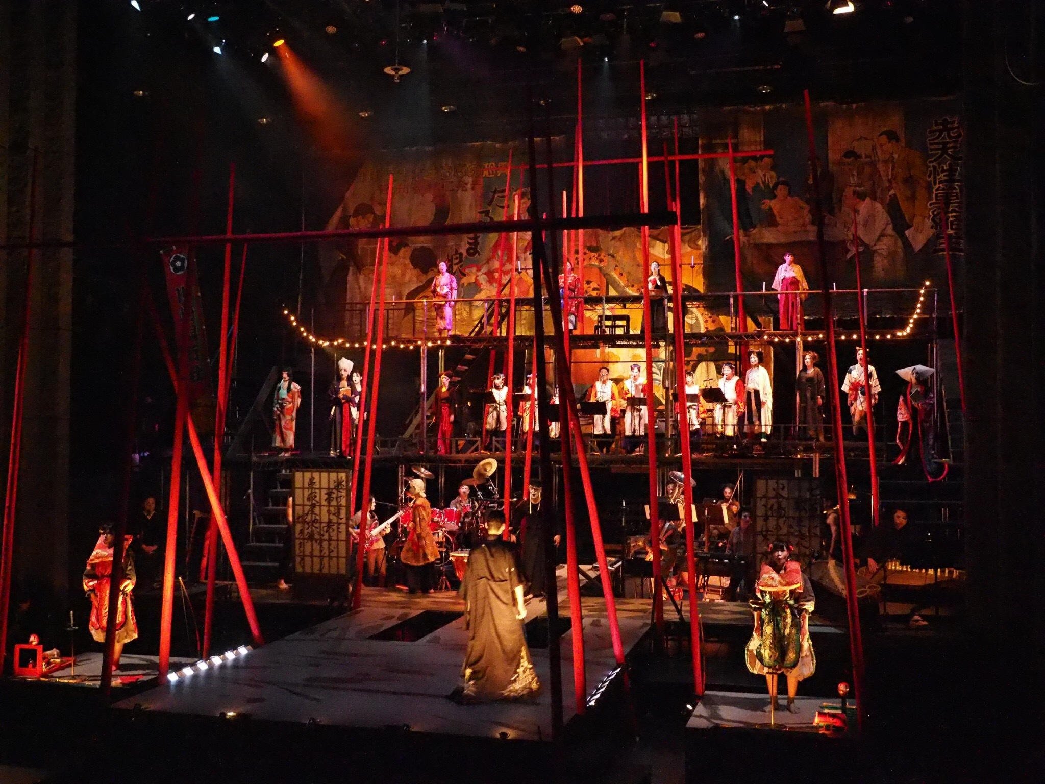 2015年の万有引力『身毒丸』のゲネプロより 写真提供：演劇実験室◉万有引力