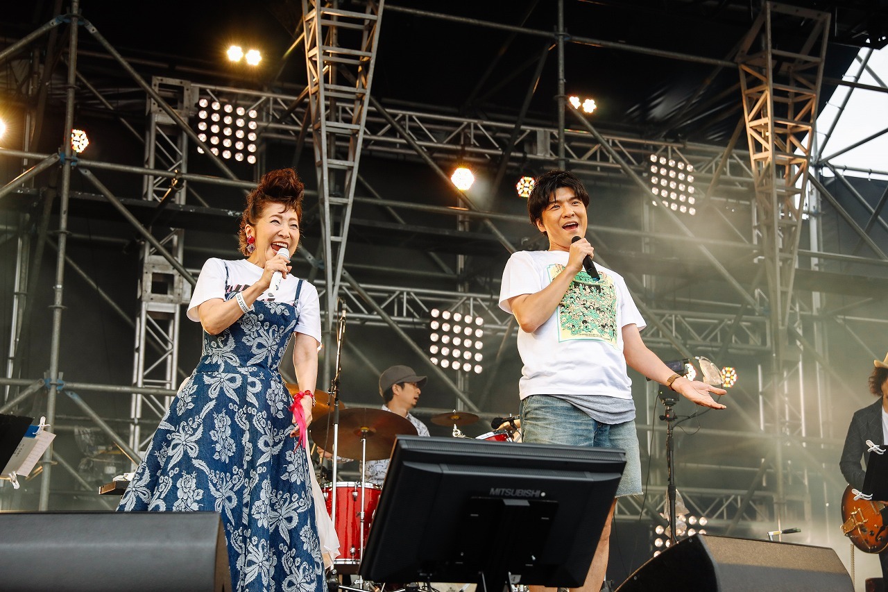 森山良子、森山直太朗 撮影＝上山陽介