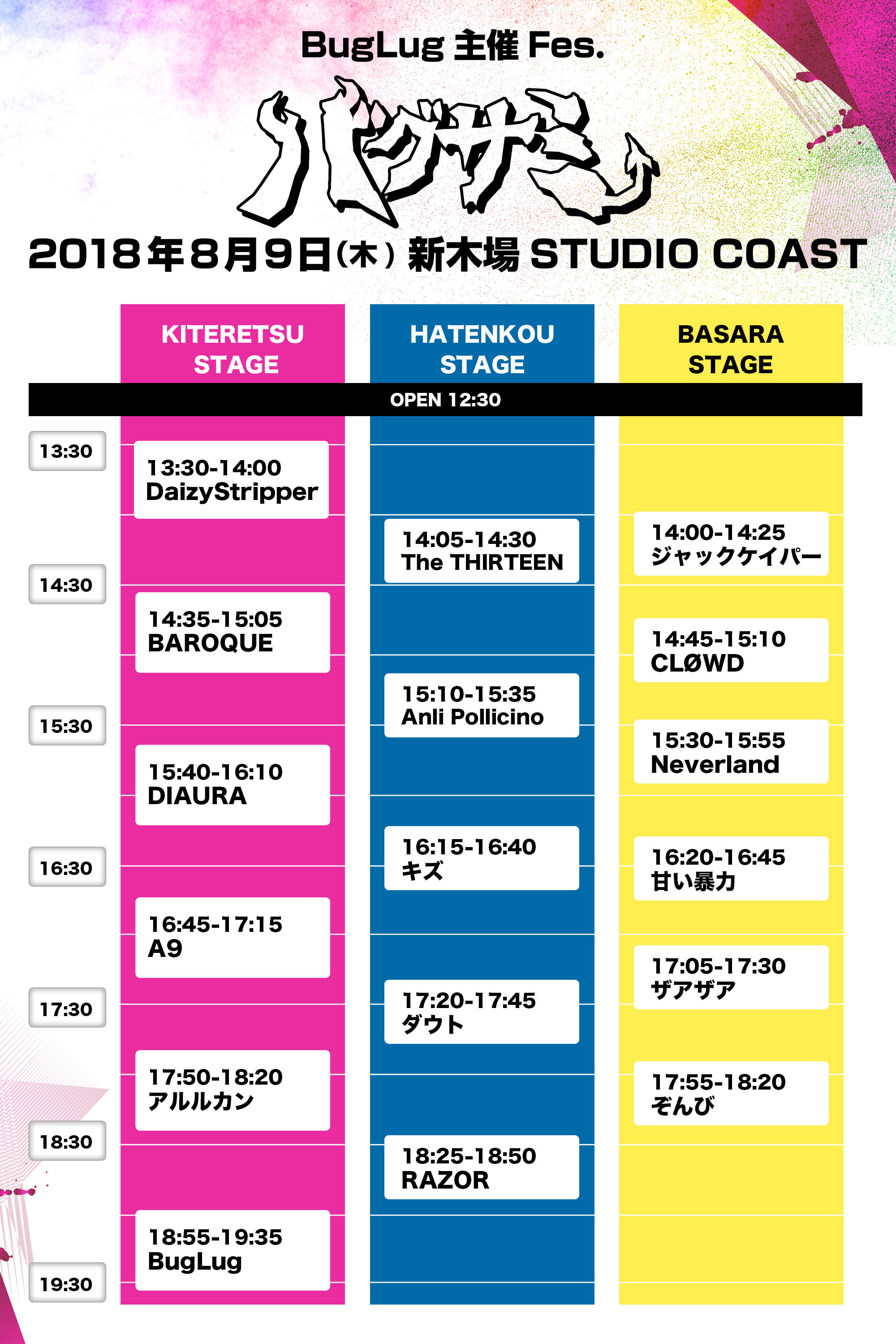 BugLug主催フェス『バグサミ』