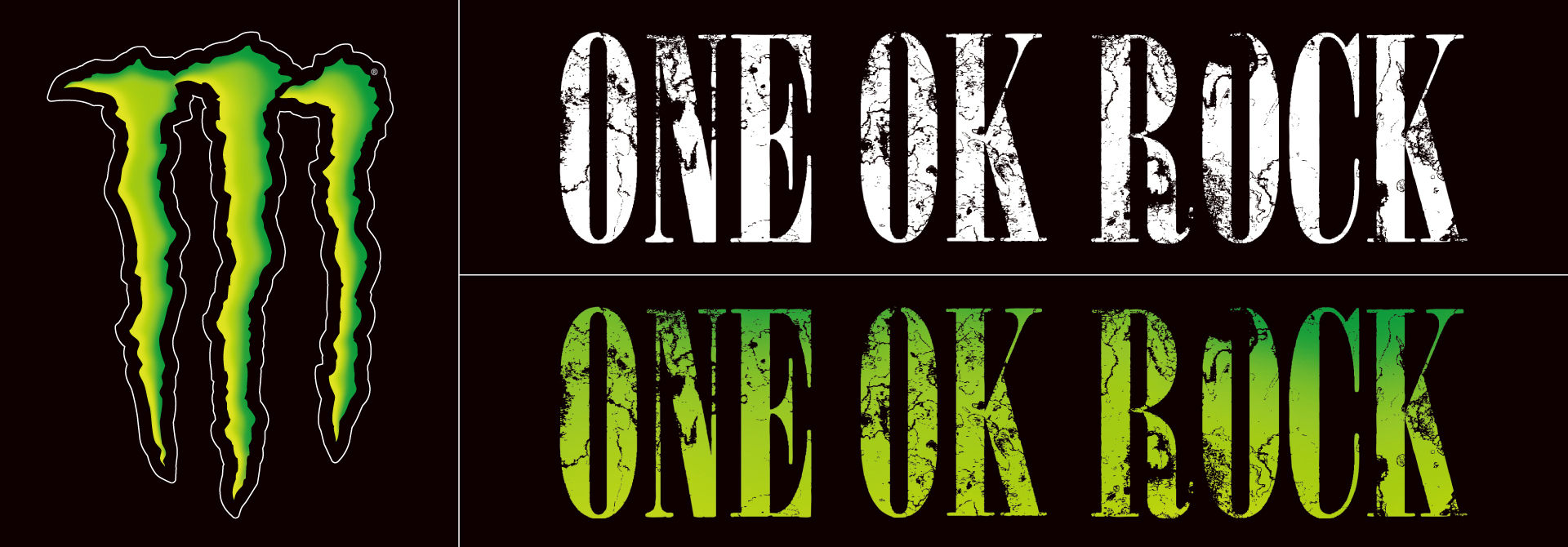 ONE OK ROCK × モンスターエナジー　ステッカー