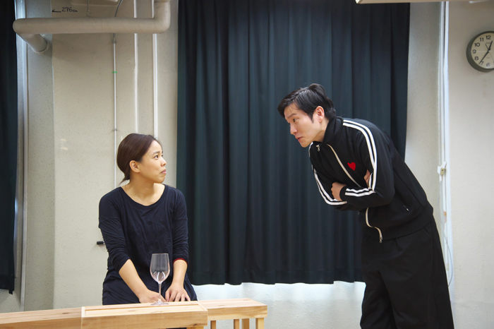 ブス会＊「男女逆転版・痴人の愛」稽古場より 撮影：曳野若菜