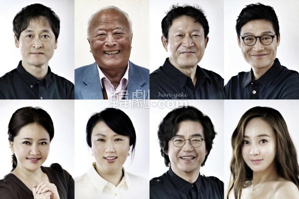 （写真上段左から）キム・ウンソク、クォン・ソンドク、キム・ウンス、パク・ジョンハク　 （写真下段左から）キム・ヒラ、グ・ヘリョン、キム・ドンギュン、クォン・ミンジュン