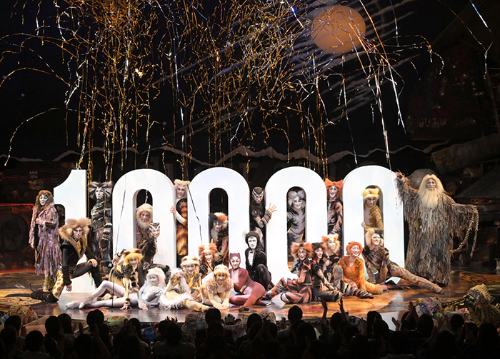 劇団四季ミュージカル『キャッツ』日本公演通算10,000回達成で、CD 