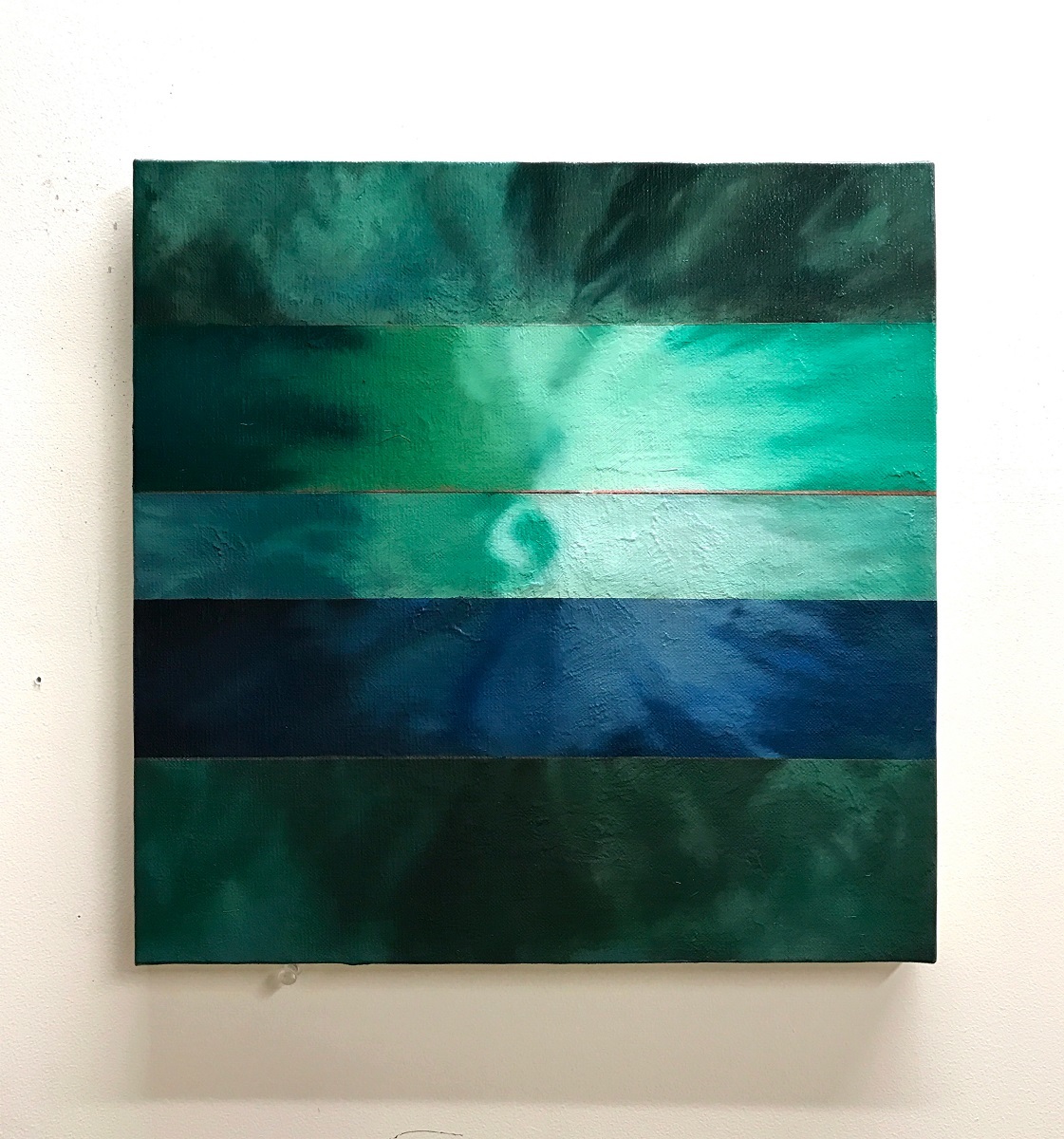鈴木秀尚 「Japanese eyes」、oil, enamel on canvas