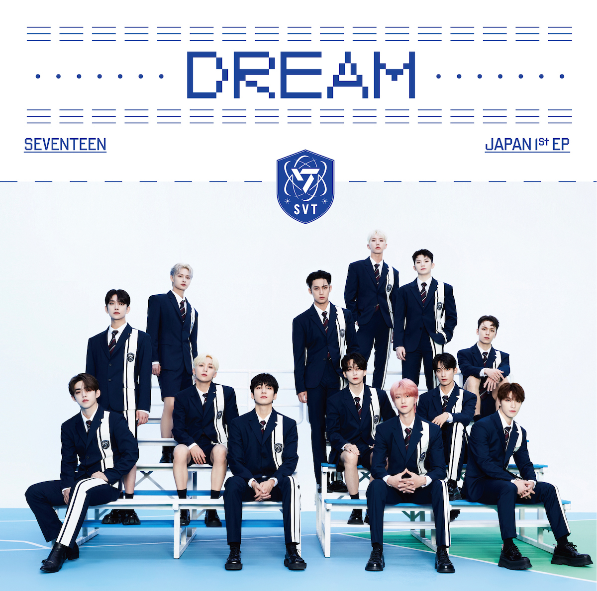 SEVENTEEN JAPAN 1st EP「DREAM」ジャケットデザイン （C）PLEDIS Entertainment
