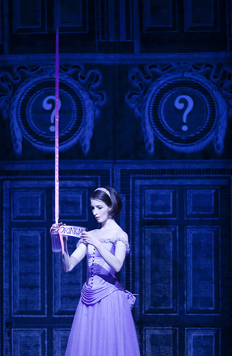 Alice in Wonderland. Lauren Cuthbertson as Alice (C)ROH, 2011. Photographed by Johan Persson