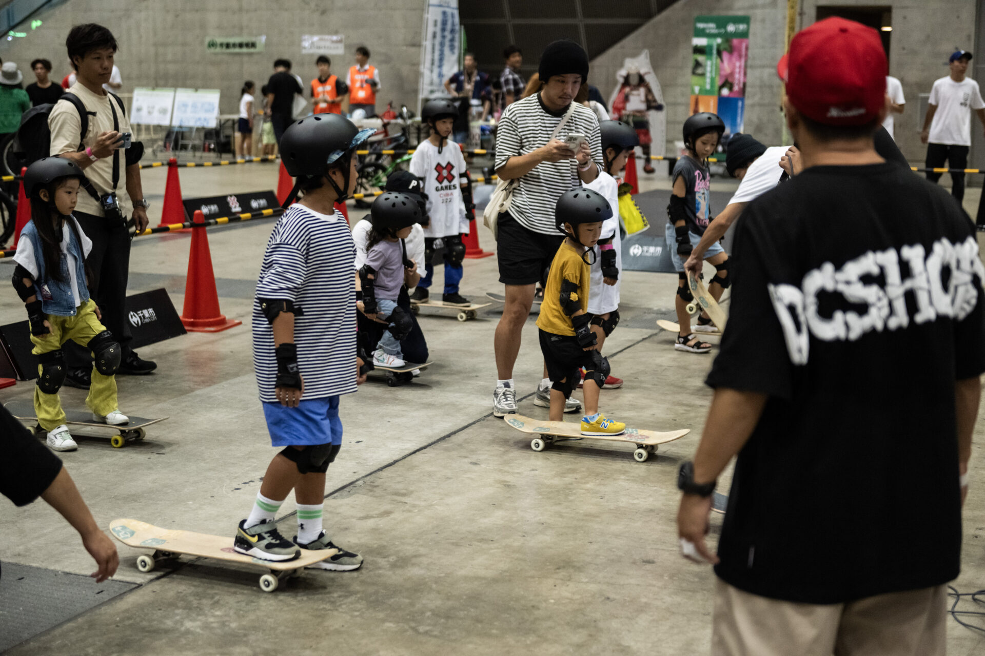 スケートボードとBMXを体感できる無料体験コーナー（昨年の様子） (C)JASON HALAYKO