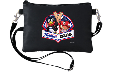 「〈東京ヤクルトスワローズ × XFLAG〉サコッシュポーチ 2019」（税込1,500円）