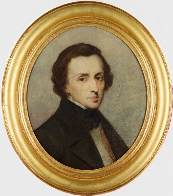 日本初公開《フリデリク・ショパンの肖像》アリ・シェフェール、1847年、油彩、カンヴァス　credit：Dordrechts Museum