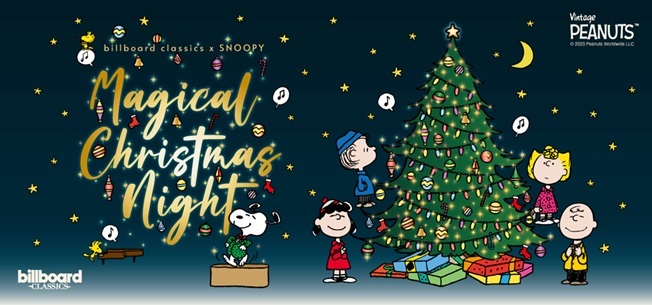 billboard classics×SNOOPY『Magical Christmas Night』 　　　　　(C)2023 Peanuts Worldwide LLC
