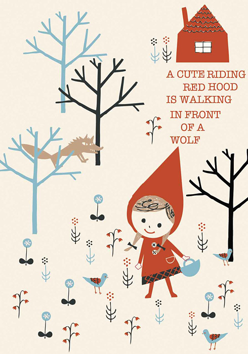  Little Red Riding Hood Design by ©Shinzi Katoh™ Licensed by Copyrights Asia