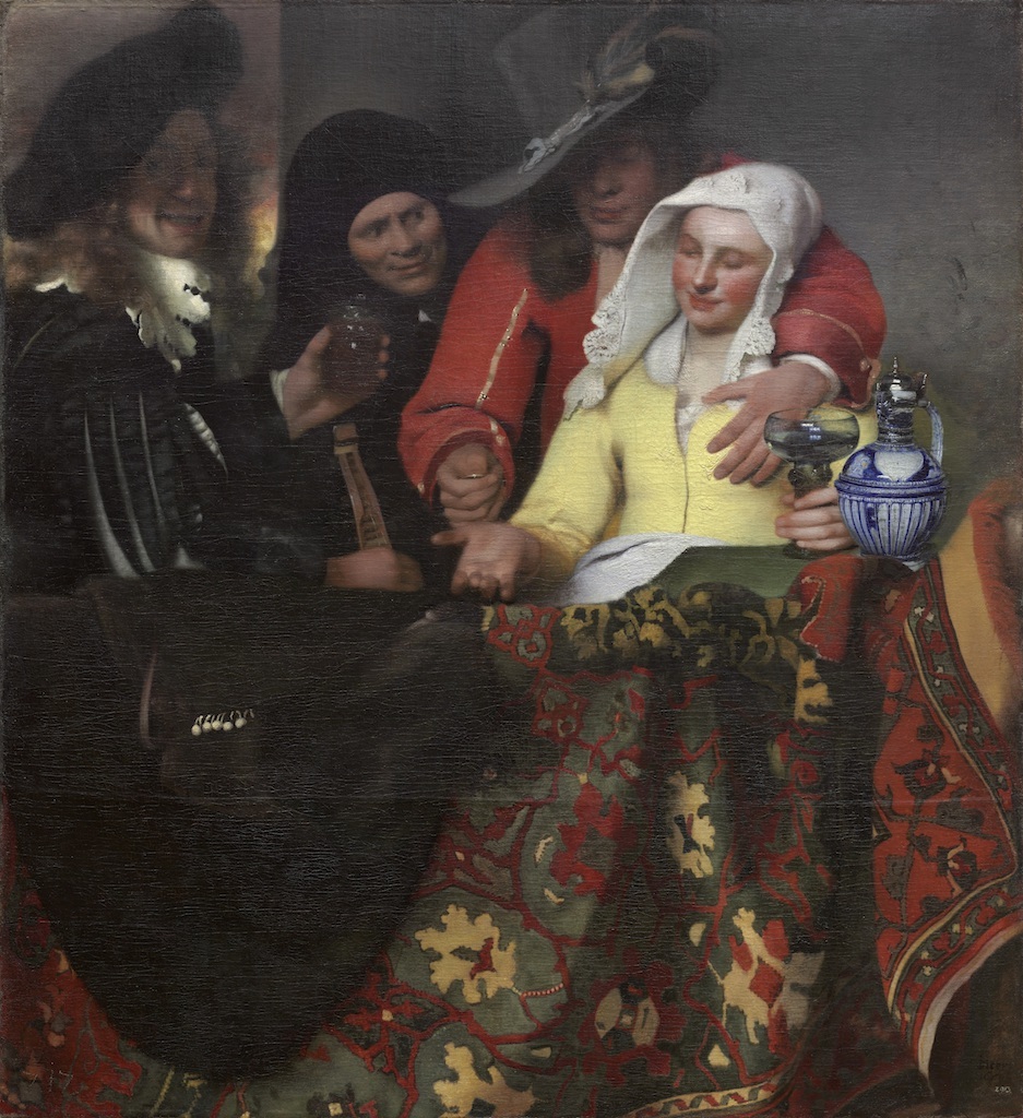ヨハネス・フェルメール 《取り持ち女》1656年 油彩・カンヴァス 143x130cm ドレスデン国立古典絵画館