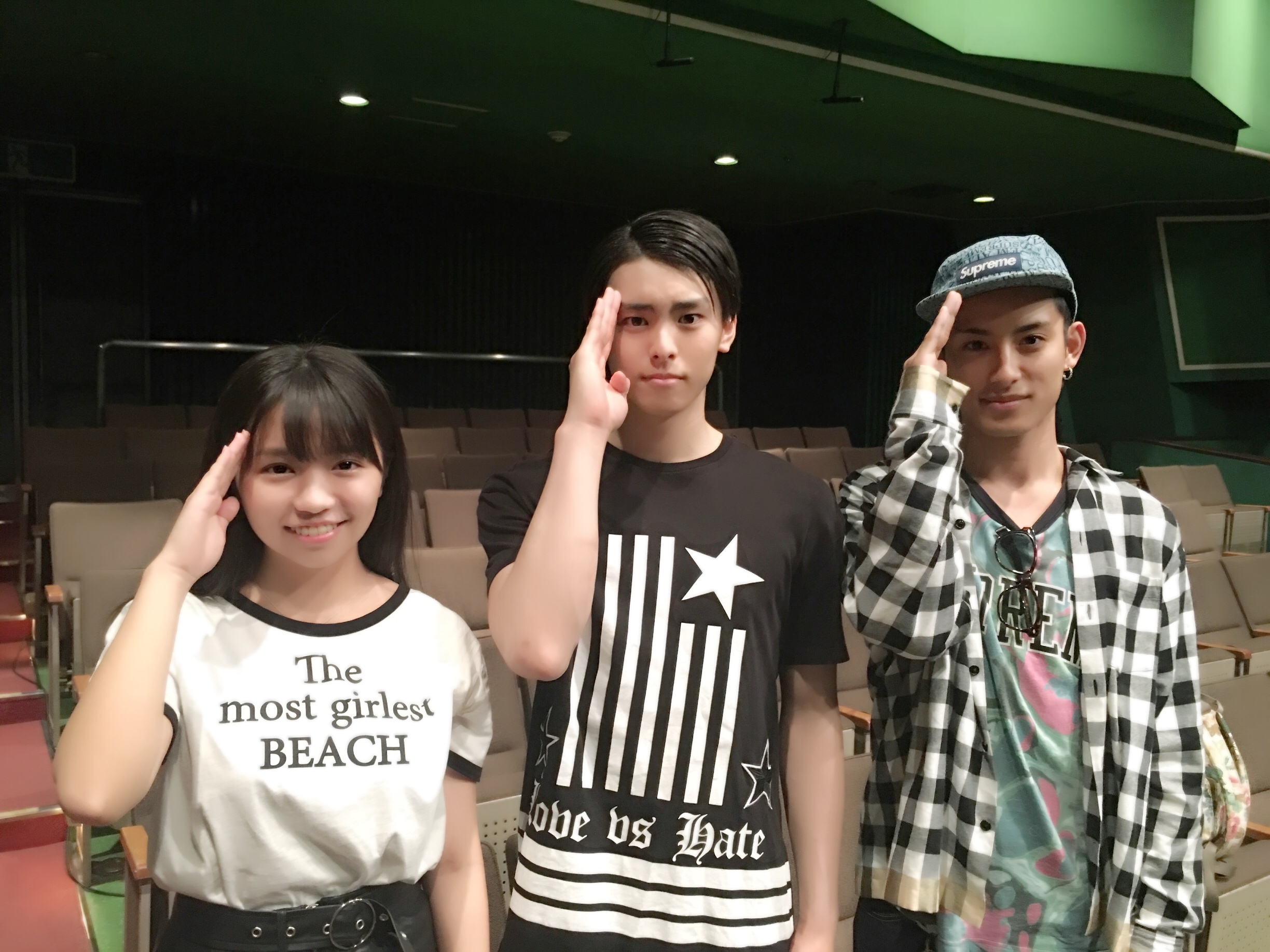 高野洸、武子直輝、大原優乃