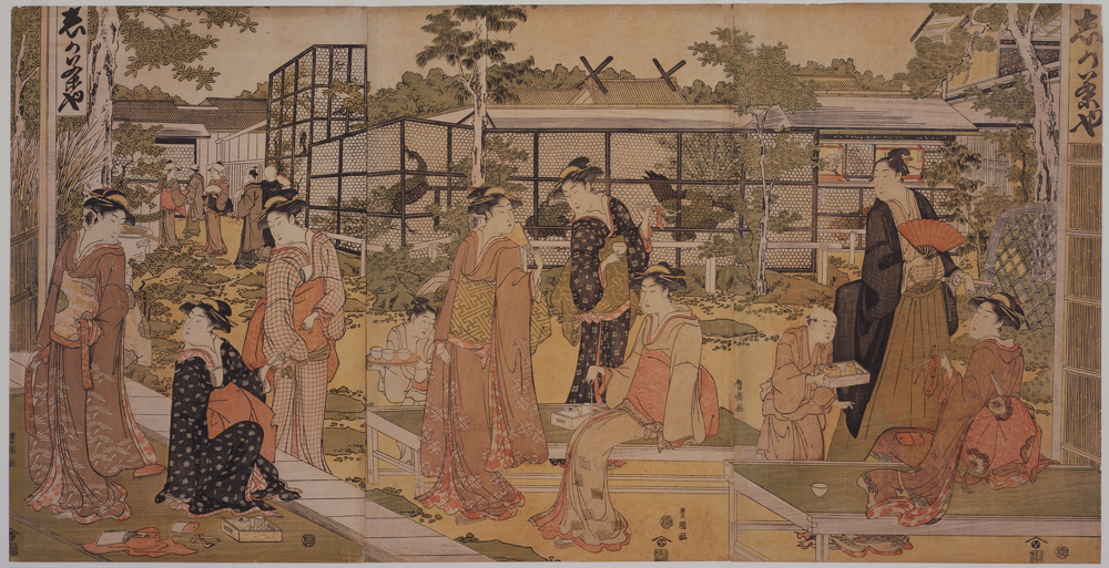 しか茶屋 歌川豊国（初代）／画 [展示期間：９月３日～９月２３日] 東京都江戸東京博物館／蔵 ​