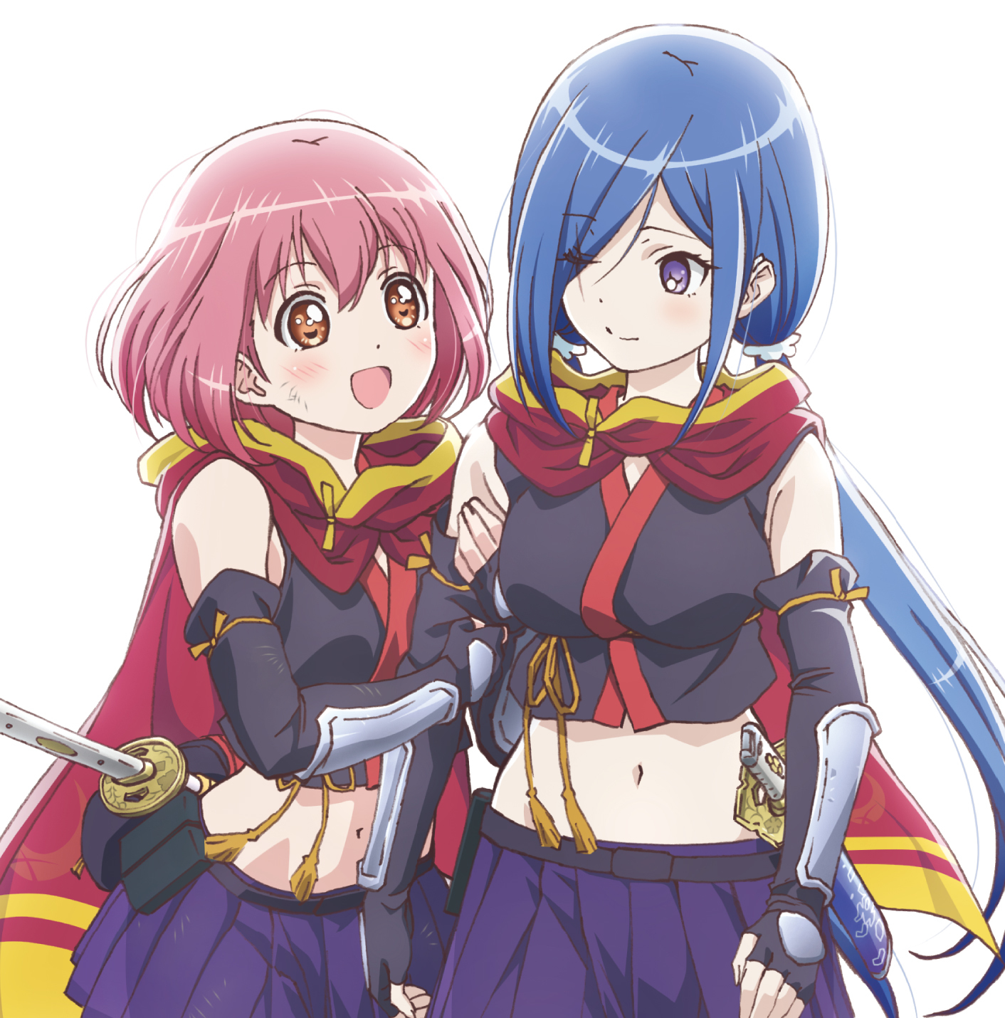 「RELEASE THE SPYCE キャラクターソング モモ&雪」CDジャケット (C) SORASAKI.F