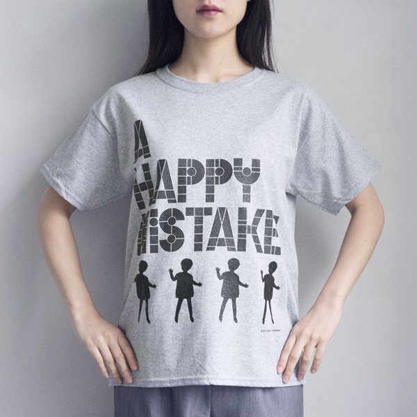 mintdesigns／Happy mistakeのメッセージTシャツ