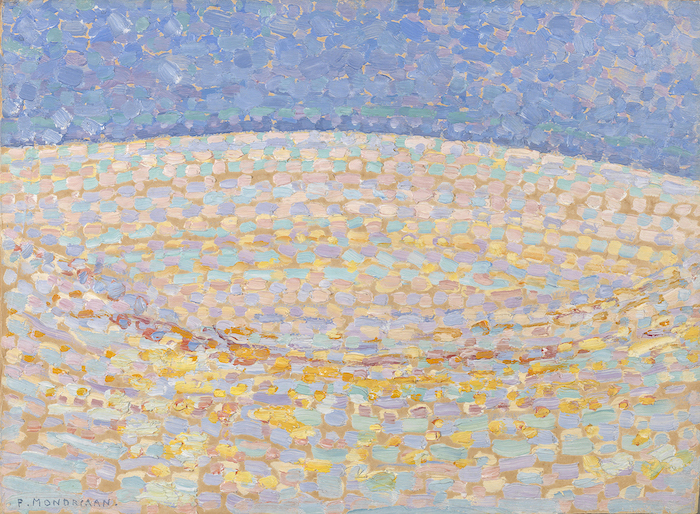ピート・モンドリアン《砂丘Ⅲ》1909年　油彩、厚紙　デン・ハーグ美術館　Kunstmuseum Den Haag