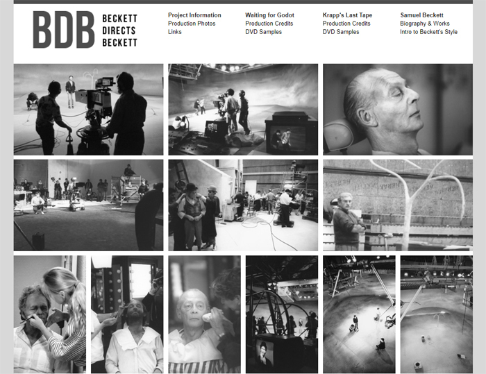 「Beckett Directs Beckett 公式ページ」の引用画像