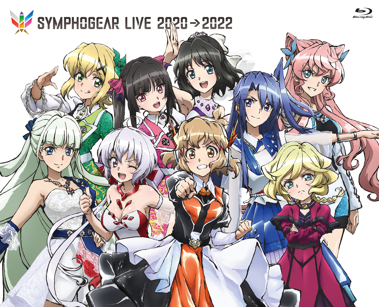 「シンフォギアライブ2020→2022」ジャケットビジュアル （c）Project シンフォギアXV