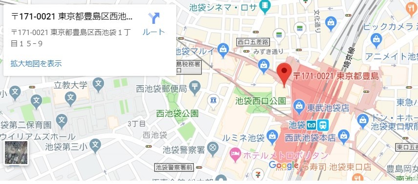 池袋TSビジョンMAP