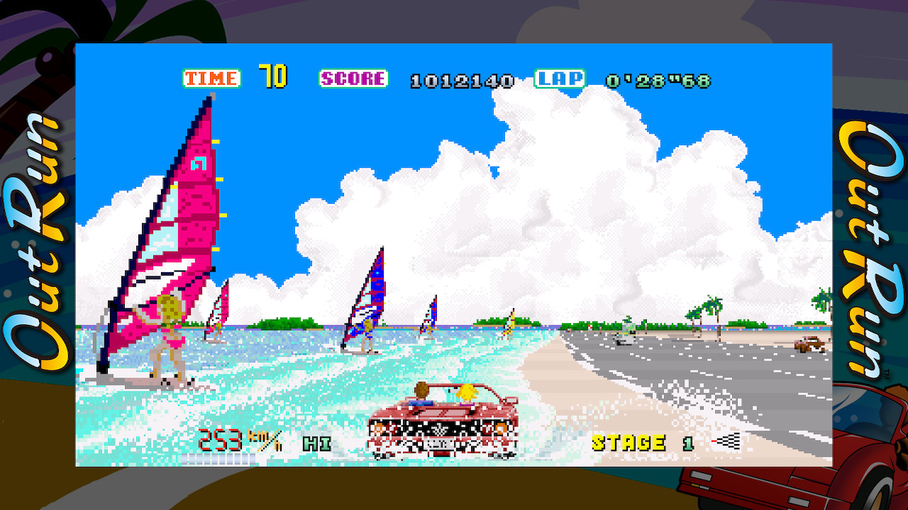 『SEGA AGES アウトラン』 ※画面は開発中のものです。 (C)SEGA