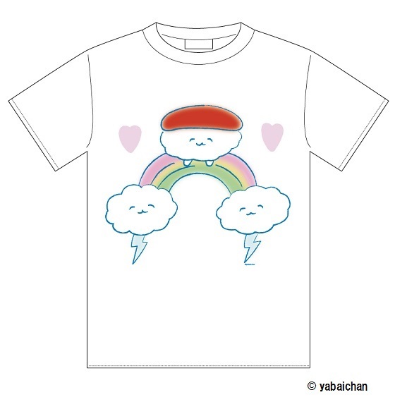 キデイランド限定おしゅしだよ　Tシャツ（くも）　