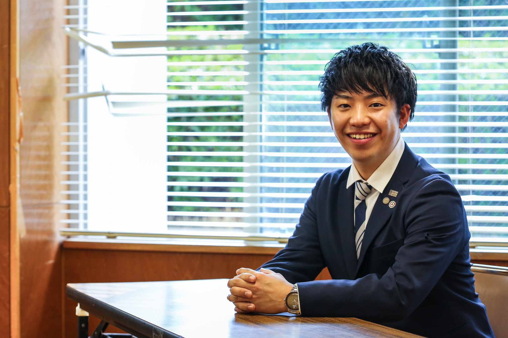 関西大学応援団吹奏楽部　松田康士郎部長