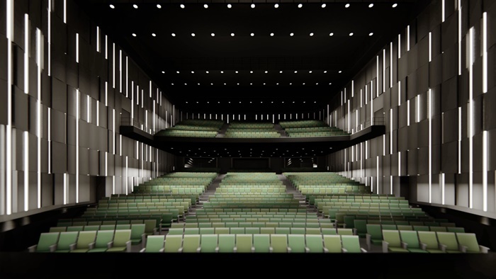 ｢梅田３丁目計画(仮称)」 劇場客席イメージ。※変更になる場合があります。